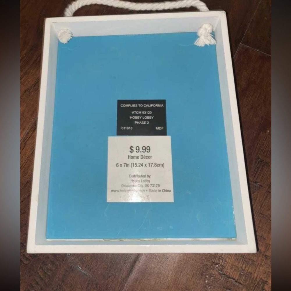 NWT Hobby Lobby Beach Sign 6 x 7 - Picture 2 of 2